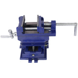 4" Cross Slide Vise Drill Press 4inch Metal Milling 2 way X-Y Benchtop Wood Working Clamp Machine