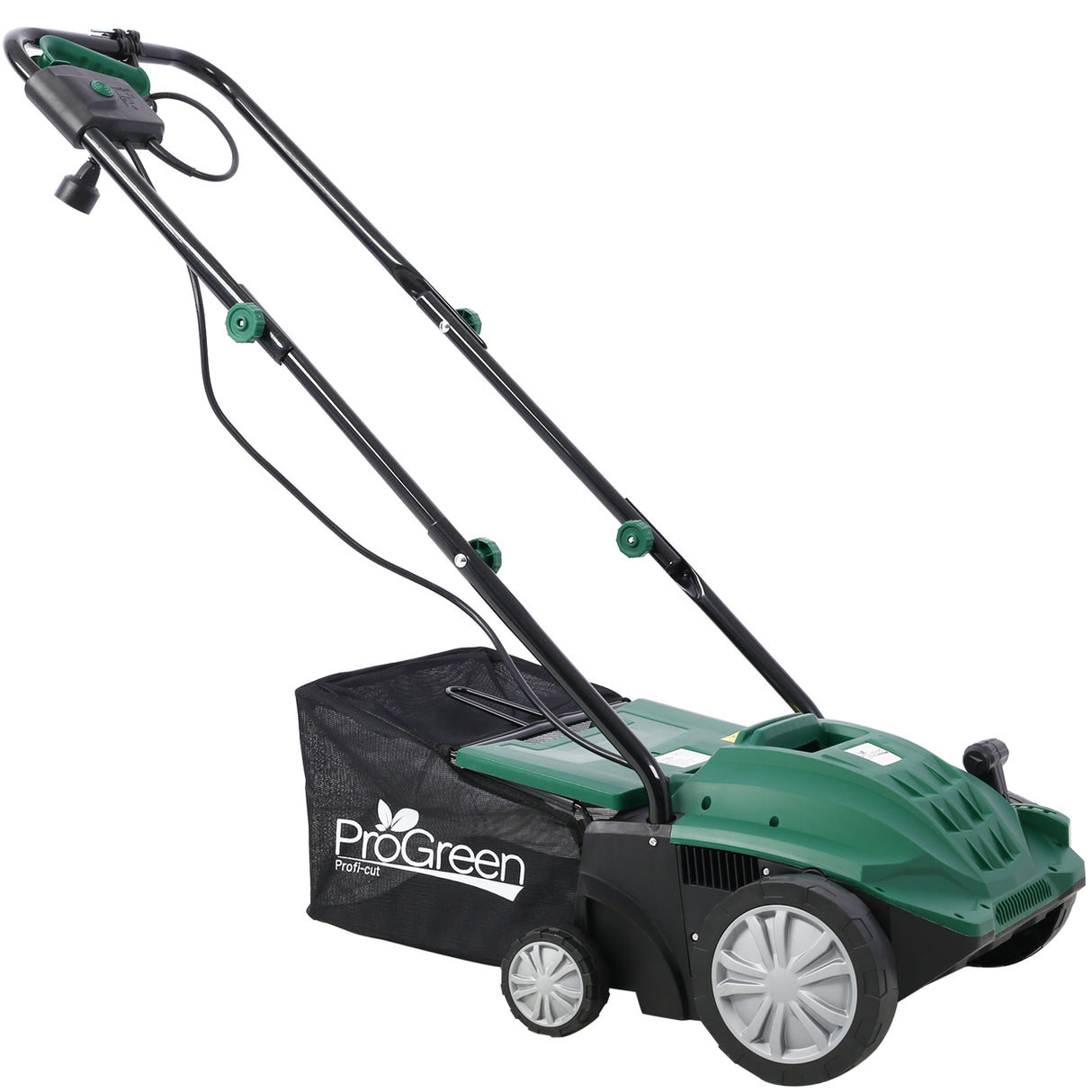 Garden Scarifier 2-in-1 13INCH Dethatcher Scarifier 12 Amp Electric Lawn Dethatcher na Matatanggal na Collection Bag na Napakalaki 31.7QT