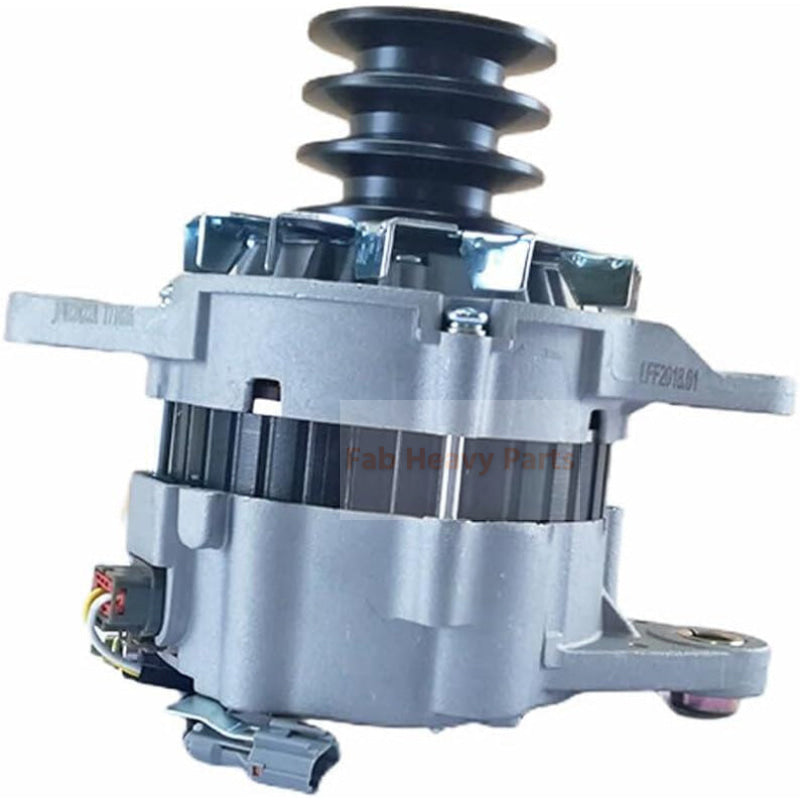 Conjunto de alternador 28V 50A 1812006036 compatible con motor diésel Isuzu 6HK1