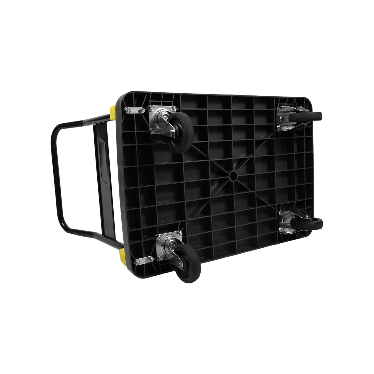 Carro de mano con plataforma plegable, 880 lbs. Capacidad--Negro