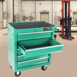 5 Drawers Multifunctional Tool Cart with Wheels Green