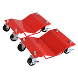 2 szt. Opona na kółkach Dolly Heavy Duty Skate Naprawa samochodów 3000LB Pojazd w ruchu