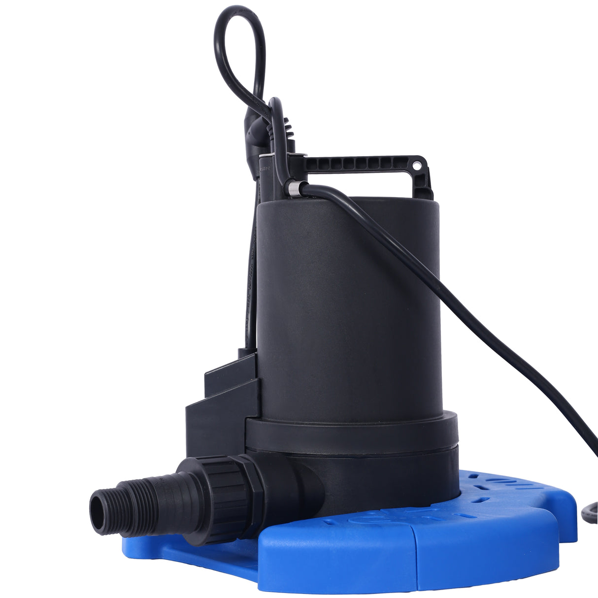 1/4 HP automatische zwembadafdekkingspomp 120 V dompelpomp met 3/4 terugslagklepadapter 1850 GPH waterverwijdering voor zwembad-bubbelbaden, daken, waterbedden en meer