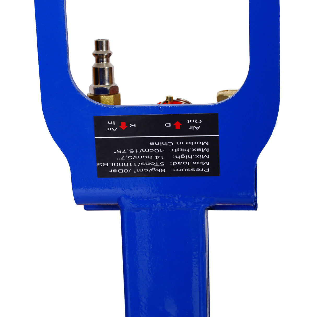 3T Triple Bag Air Jack Pneumatic Jack 3 bag Lifting 16in Capacity 6600lbs--Blue