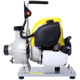 38CC 4 Stroke Gasoline Water Pump 1.5Inch Portable Gas Powered Transfer Pump Commercial Engine para sa Flood Landscaping o Gardening Irrigation 8500r/min 10FT x 1"Suction 1.5" Lay Flat Hose