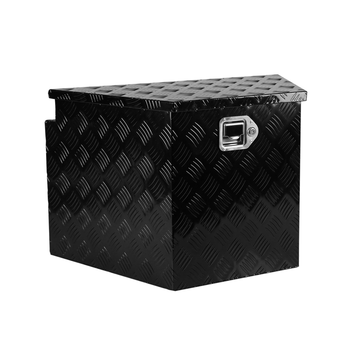 Trailer Aluminum Alloy Diamond Plate Tongue Box Tool Chest Heavy Duty Storage with Lock and Keys Utility for Pickup Truck RV Trailer 28.5"x17.7"x18.5"