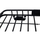 Rooftop Cargo Carrier Basket Motoring Roof Rack Top Mount 42" Black Steel