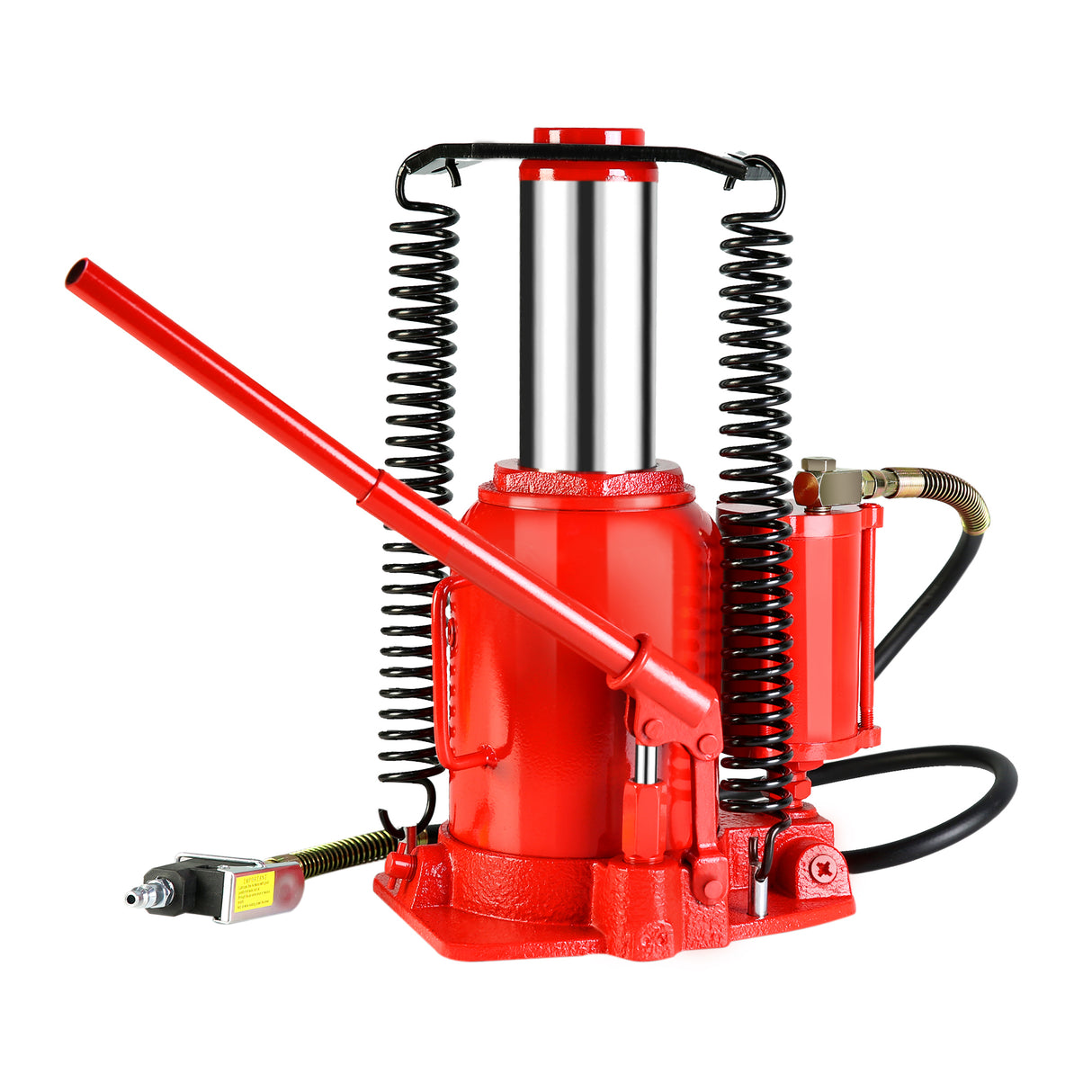 32-Ton Hydraulic Air-Operated Bottle Jack Lift Portable Low Profile Manual Air na may Handle