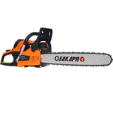 20inch 58cc Gasoline Chain Saw for Trees Wood Cutting 2-Cycle EPA Compliant Orange