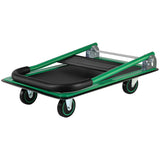 Push Cart Dolly Moving Platform Hand Truck Foldable para sa Easy Storage at 360 Degree Swivel Wheels na may 330lb Weight Capacity