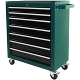 7-Drawer Rolling Tool Cart Box on Wheels Lockable Home Repair Storage Organizer Chest Cabinet para sa Mechanic Garage