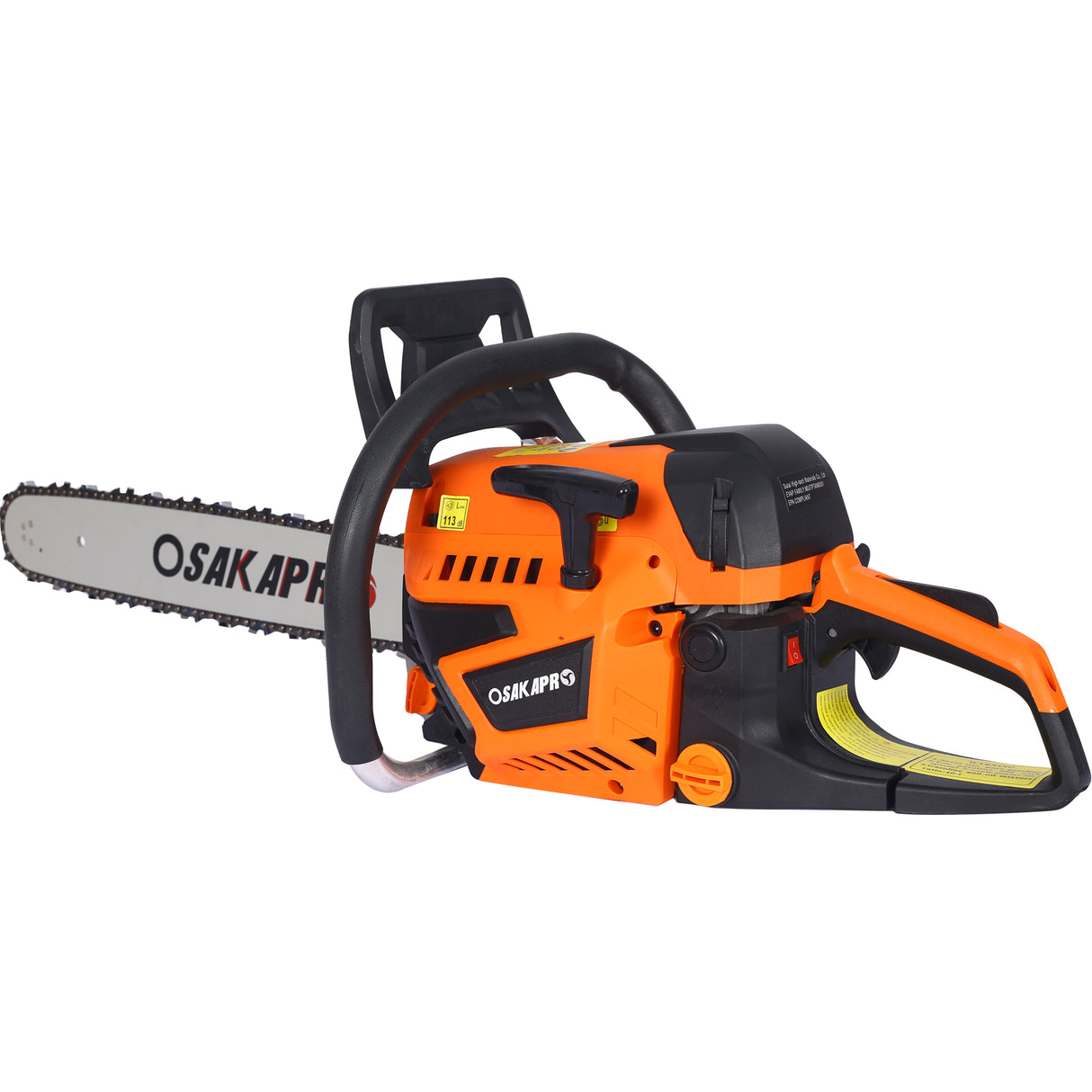 20inch 58cc Gasoline Chain Saw for Trees Wood Cutting 2-Cycle EPA Compliant Orange