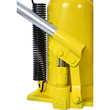 Air Hydraulic Bottle Jack 20 Ton/44029 LBS All Welded 10.2-19.7 inch Lifting Range Manual Handle and Pump for Car Pickup Truck RV Auto Repair Industrial Engineering--Yellow