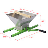 Fruit Wine Press and Crusher 100% Nature Apple Grape Berries Crusher Manual Juice Maker for Kitchen