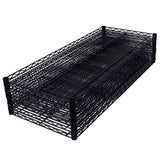 6 Tier 6000lbs Capacity NSF Metal Shelf Wire Shelving Unit Heavy Duty Adjustable Storage Rack na may Mga Gulong at Shelf Liner para sa Commercial Grade Utility Steel Storage Rack Black 84"H x 48"L x 20"D