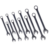 Jumbo Combination Wrench Set Extra Large Metric 1-5/16'' to 2'' Black Oxide with Pouch 11-piece