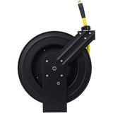 Retractable Air Hose Reel 1/2" Inch x 50' Ft Auto Rewind Heavy Duty Steel Air Industrial Grade Rubber