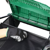 Garden Scarifier 2-in-1 16INCH Dethatcher Scarifier 15 Amp Electric Lawn Dethatcher Naaalis na Collection Bag na Napakalaki 58QT