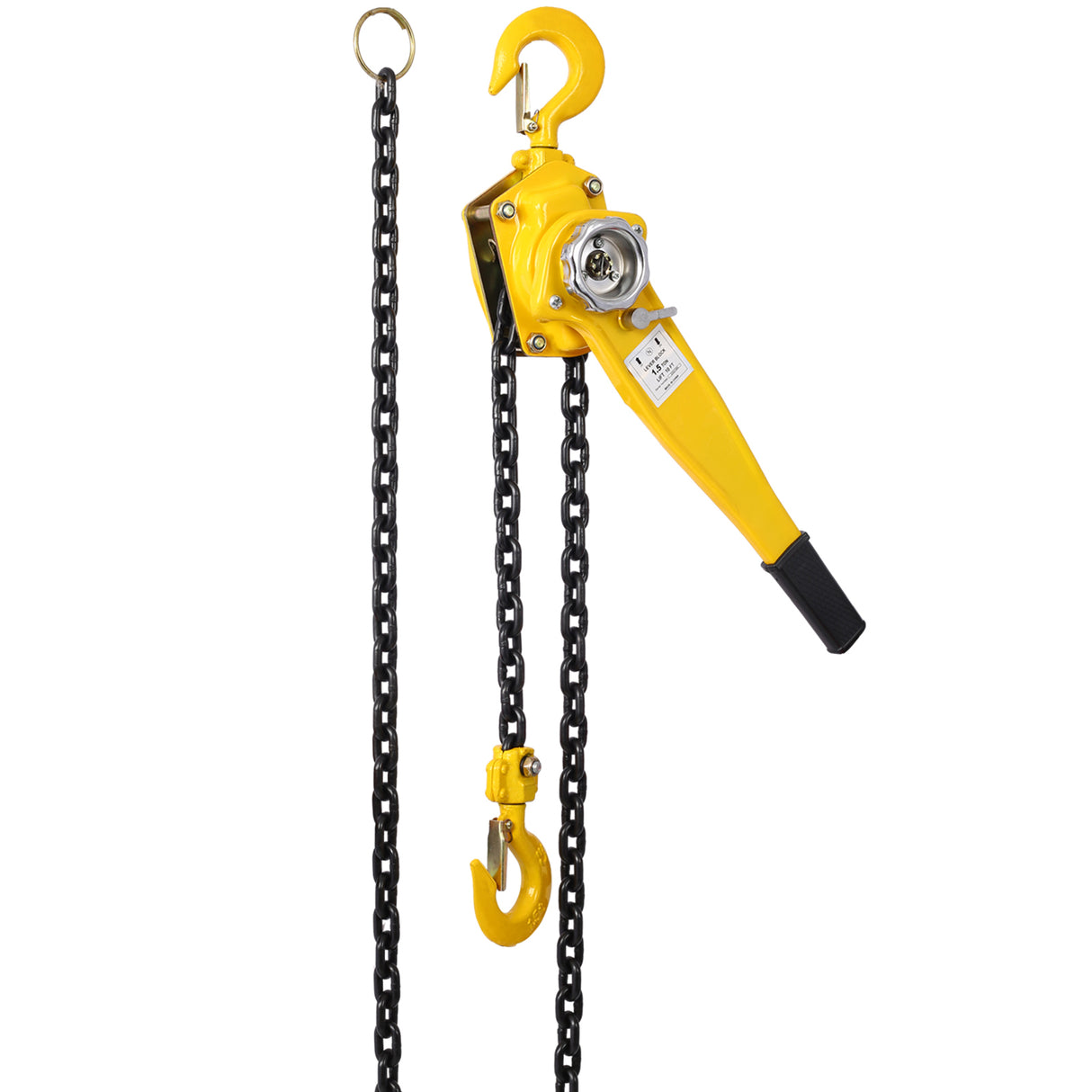 Lever Chain Hoist 1 1/2 Ton 3300LBS Capacity 20 FT Sumama sa Heavy Duty Hooks Ratchet Block Hoist Lift Puller