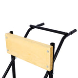 Soporte para motor de barco fueraborda, carrito portador de motor para almacenamiento, capacidad de peso de 315 libras con ruedas (madera)