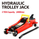 2 Ton Low Profile Heavy Duty Steel Racing Floor Jack with Single Piston Quick Lift Pump Lifting Range 3.3"-15.2"