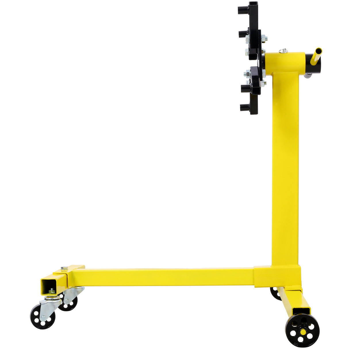 Rotating Coyote Engine Stand with 1000-Lb Capacity Hoists & Stands Test Run--Yellow