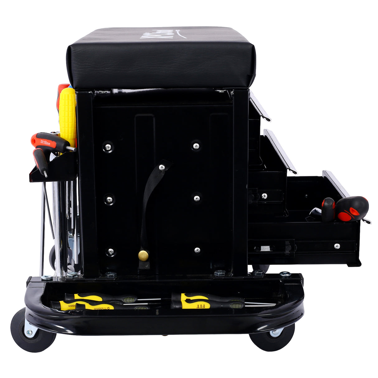 350 Pound Capacity Garage Glider Rolling Tool Chest Seat