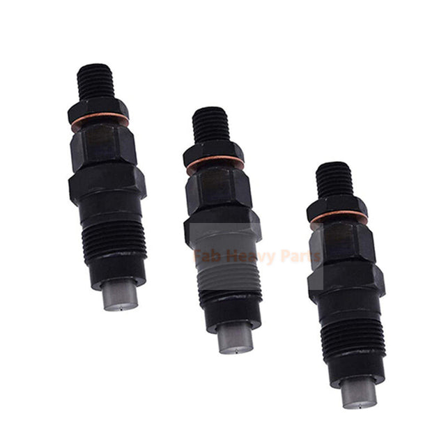 3Piece Fuel Injector 25-15191-00 Fits for Kubota D1105 Carrier CT3.69 Engine Supra Oasis Maxima