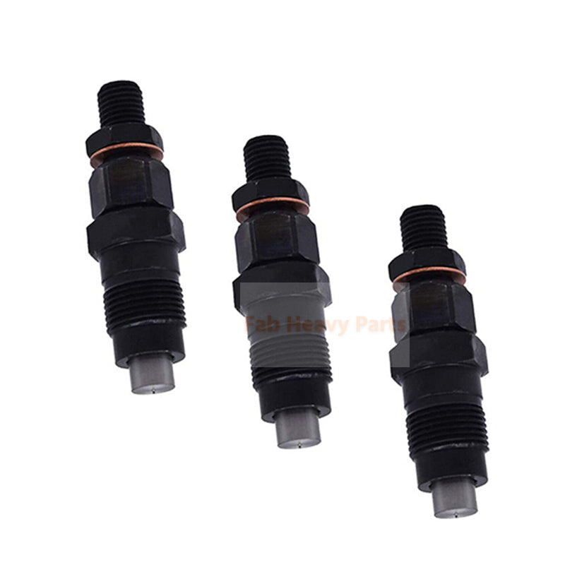 3Piece Fuel Injector 4177276 Fits for Kubota Engine D1105 D1105-E4B Jacobsen Fairway Mower SLF1880 LF510 Cushman Truckster Haulster Sprayte