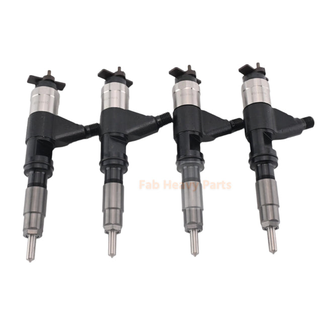 4 na PCS Common Rail Injector para sa Denso 095000-6310 Mga kasya para kay John Deere RE546784 RE531209 RE530362