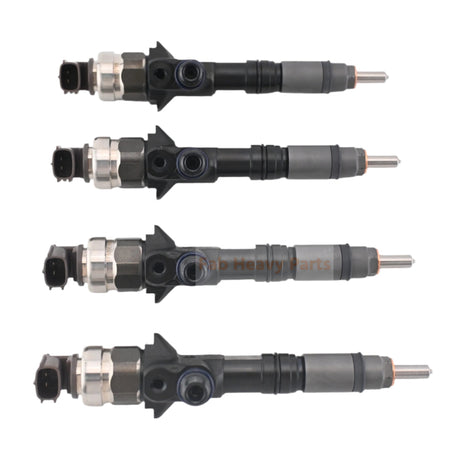 4 PCS Fuel Injector 1J770-53075 Fits for Kubota Engine V3307 Tractor M6060HDC M6060HFC M7060HDC M4-071HDC12