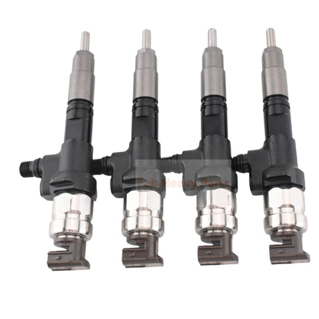 4 na PCS Fuel Injector 295050-1340 1J706-53073 1J706-53050 Kasya para sa Kubota KX057-4 U55-4CA U55-4 R530 R530CA