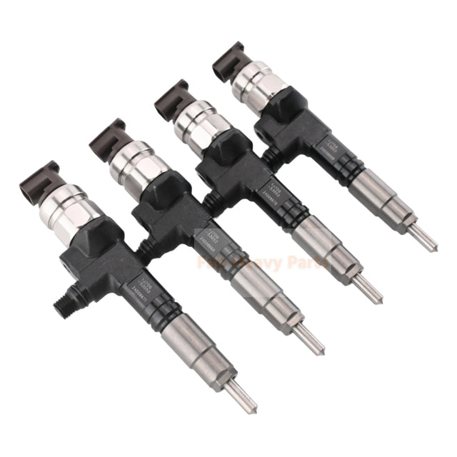 4 PCS Fuel Injector 295050-1340 1J706-53073 1J706-53050 Fits for Kubota KX057-4 U55-4CA U55-4 R530 R530CA