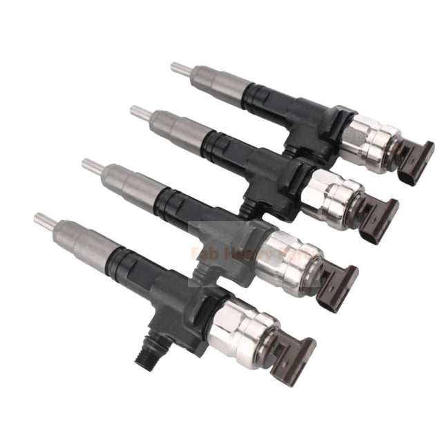 4 na PCS Fuel Injector 295050-1340 1J706-53073 1J706-53050 Kasya para sa Kubota KX057-4 U55-4CA U55-4 R530 R530CA