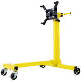 Rotating Coyote Engine Stand with 1000-Lb Capacity Hoists & Stands Test Run--Yellow