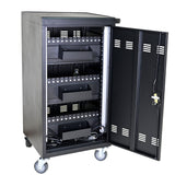 45-Device Mobile Charging Cart and Cabinet for Tablets Laptops