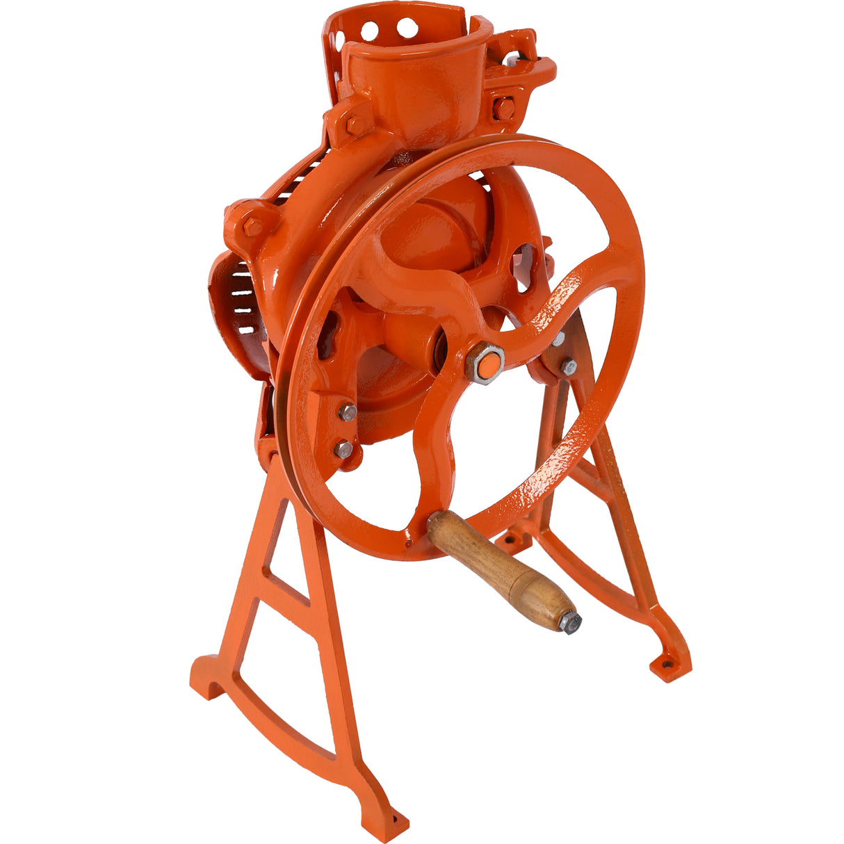 Hand Corn Sheller Heavy Duty Shelling Machine Manual Farm Corn Thresher Remover Tools Hand Sheller with Wooden Handle Cast Iron