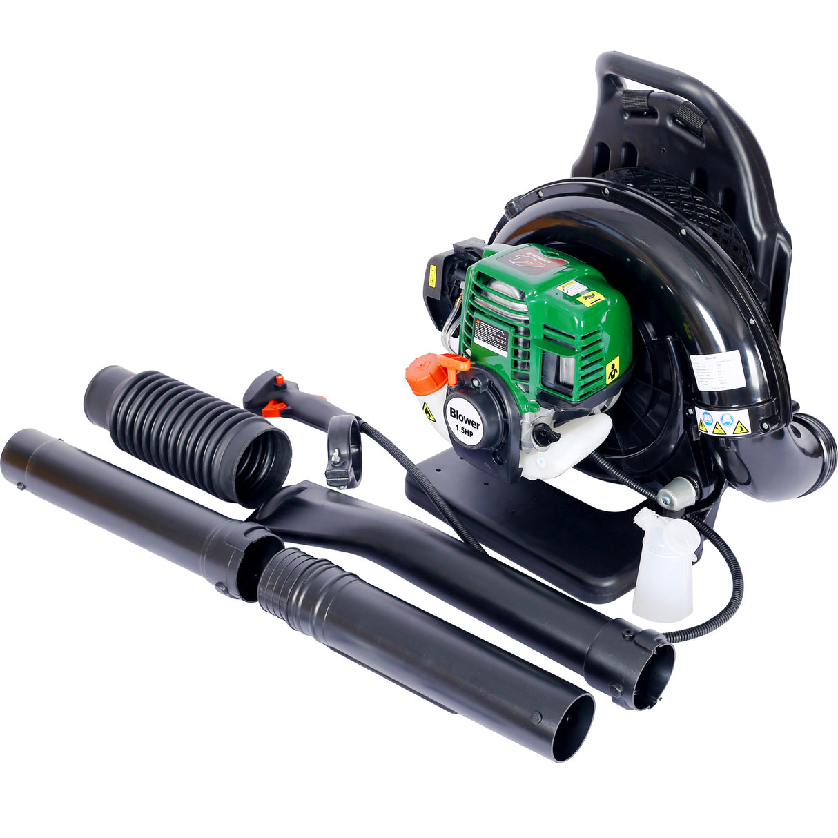 4-Stroke Backpack Leaf Blower Gas 37.7cc 1.5HP 580CFM Napakagaan na Timbang 16.5lbs