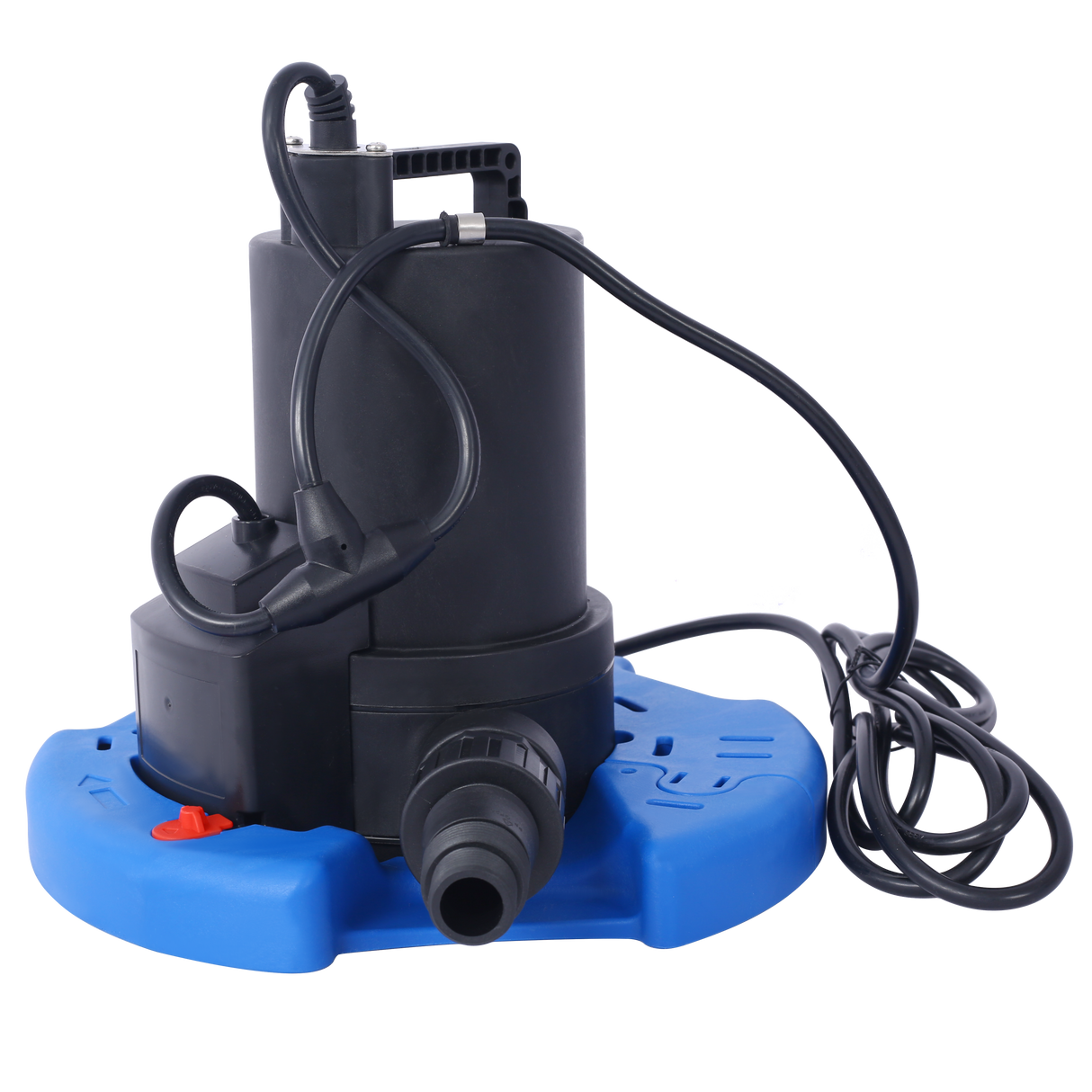 Bomba automática para cubierta de piscina de 1/4 HP, sumergible de 120 V con adaptador de válvula de retención de 3/4, eliminación de agua de 1850 GPH para piscinas, jacuzzis, tejados, camas de agua y más