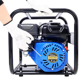 Semi Trash Water Pump 3 inch 209cc 7HP 4 Stroke OHV Engine Gas Powered 50 ft Discharge Hose 12 ft Suction Hose with Complete Fittings EPA Compliant