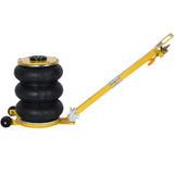 5T Triple Bag Air Jack Pneumatic Lifting 16in Capacity 11000lbs Easy-Collapsing Terrain Yellow