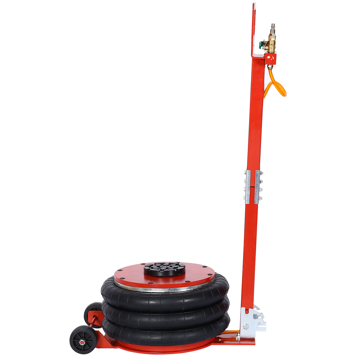 5T Triple Bag Air Jack Pneumatic Lifting 16in Capacity 11000lbs Easy-Collapsing Terrain Red