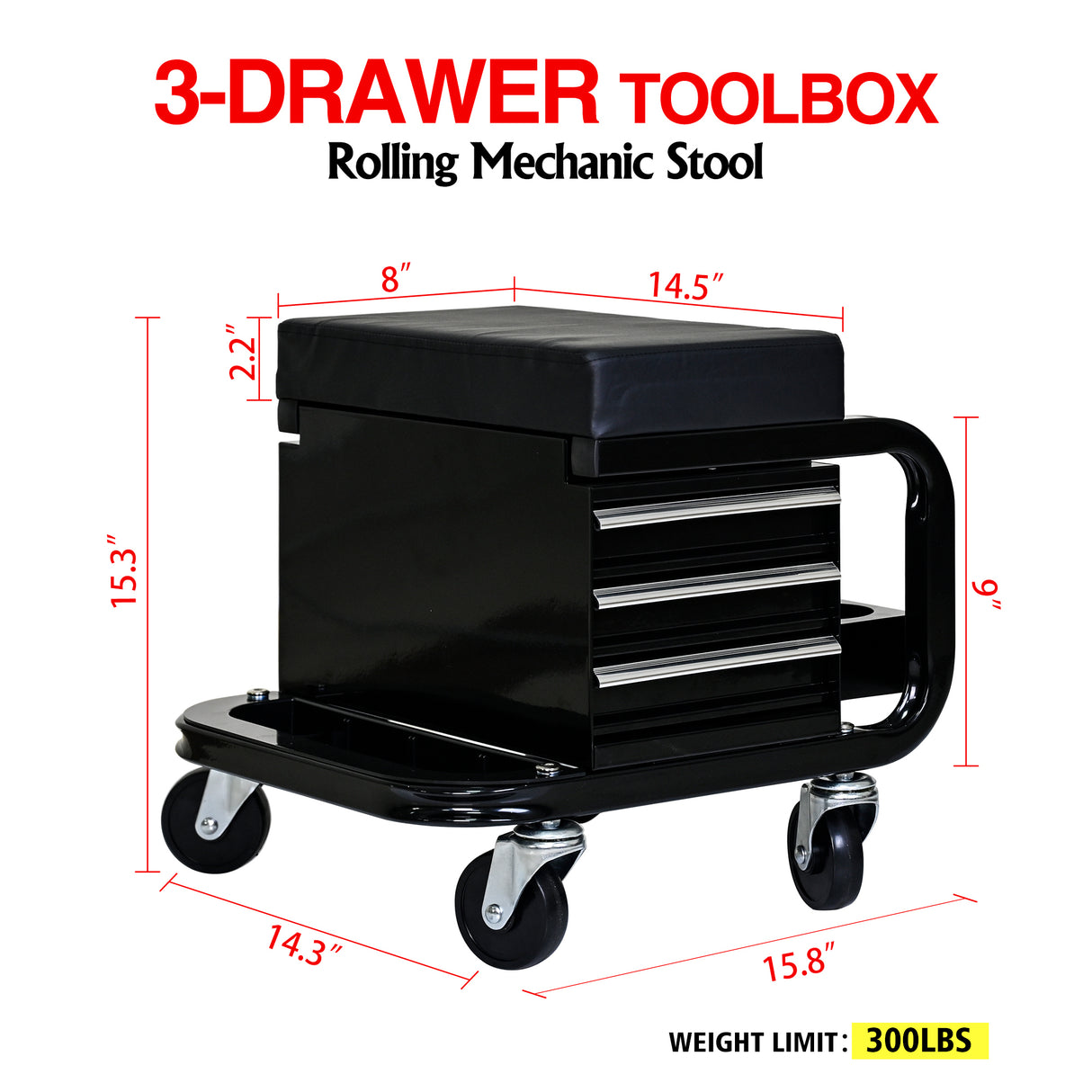 Heavy Duty Mechanical Workshop Bench Rolling Para sa Mga Garage at Workshop na may 360 Degree Swivel Wheels Ideal