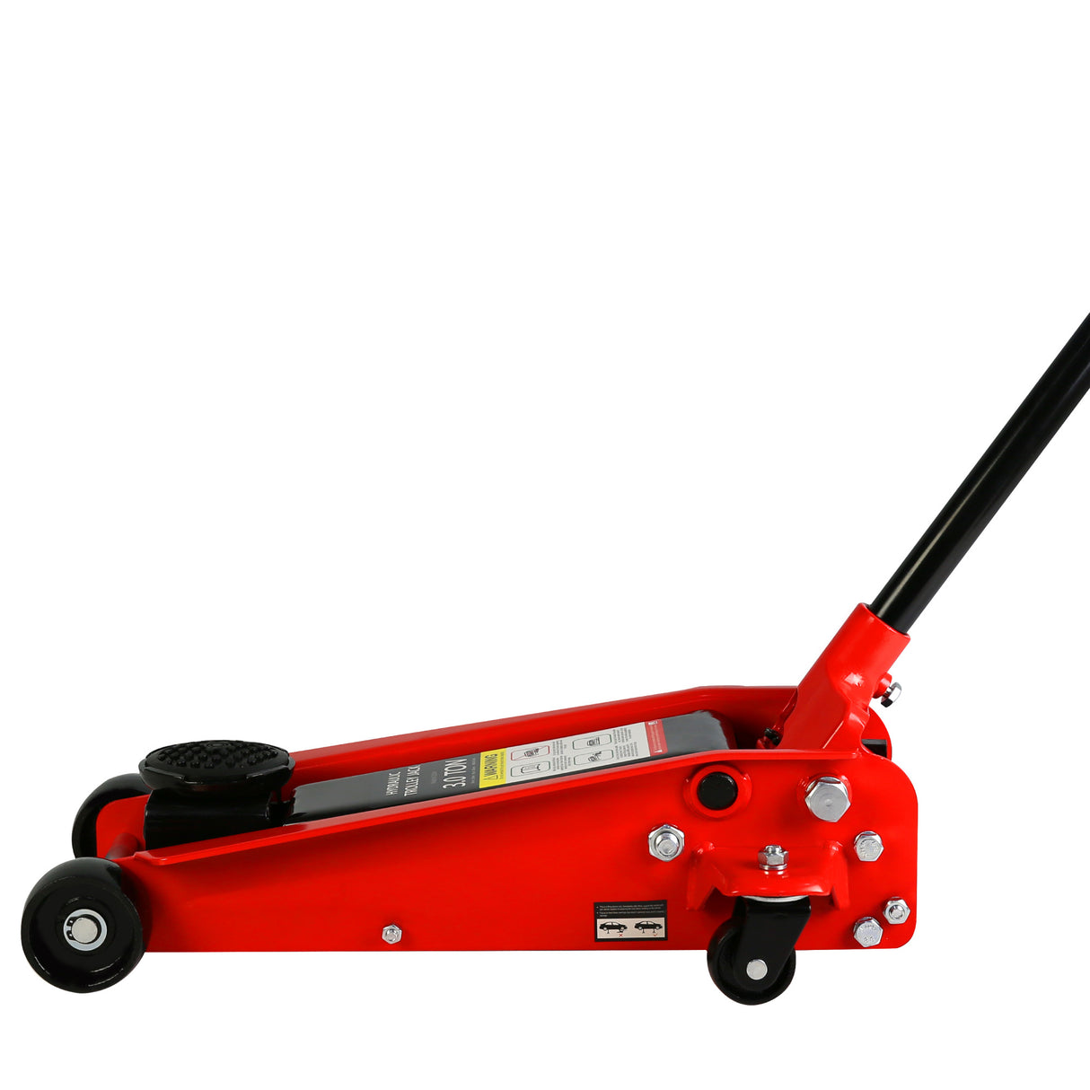 Hydraulic Trolley Low Profile and Steel Racing Floor Jack with Piston Quick Lift Pump 3Ton (6,000 lb) Capacity Lifting range 5.1"-20"