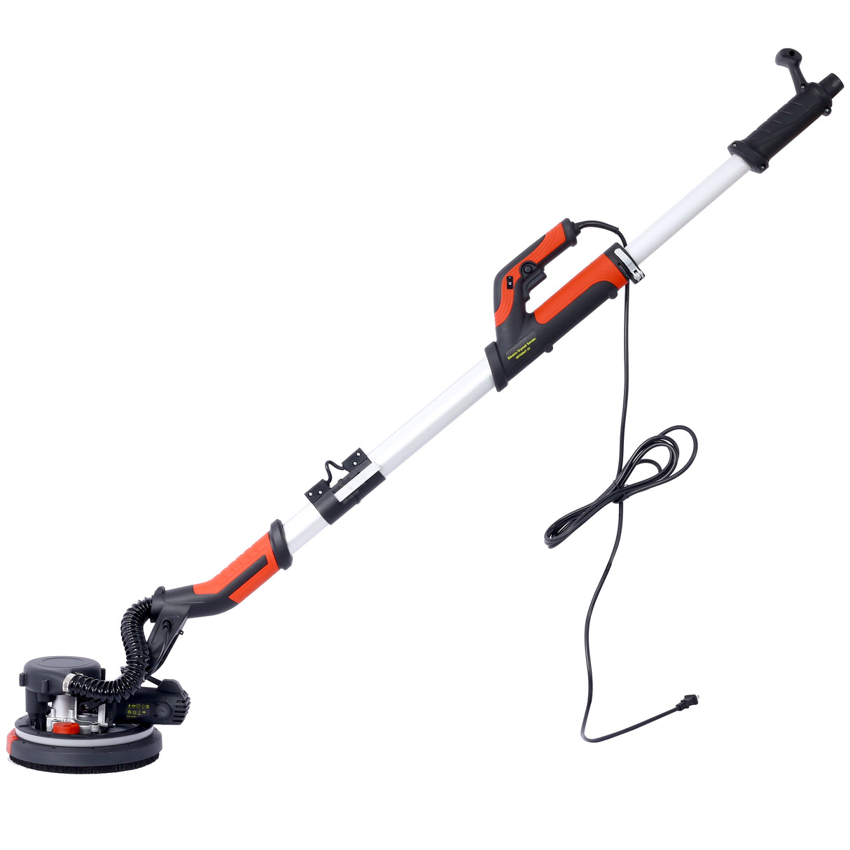 780W Electric Drywall Sander na may Vacuum Dust Collection 6.5A Motor Dustless Floor na may Variable Speed ​​900-1800RPM LED Light Extendable & Foldable Handle