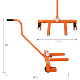 Heavy Duty Adjustable Tire Wheel Dolly for Workshop Garage-Orange