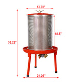 Hydraulic Fruit Wine Press na may Prutas at Apple Crusher Walang Elektrisidad/Water-powered Cider Wine Bladder Press