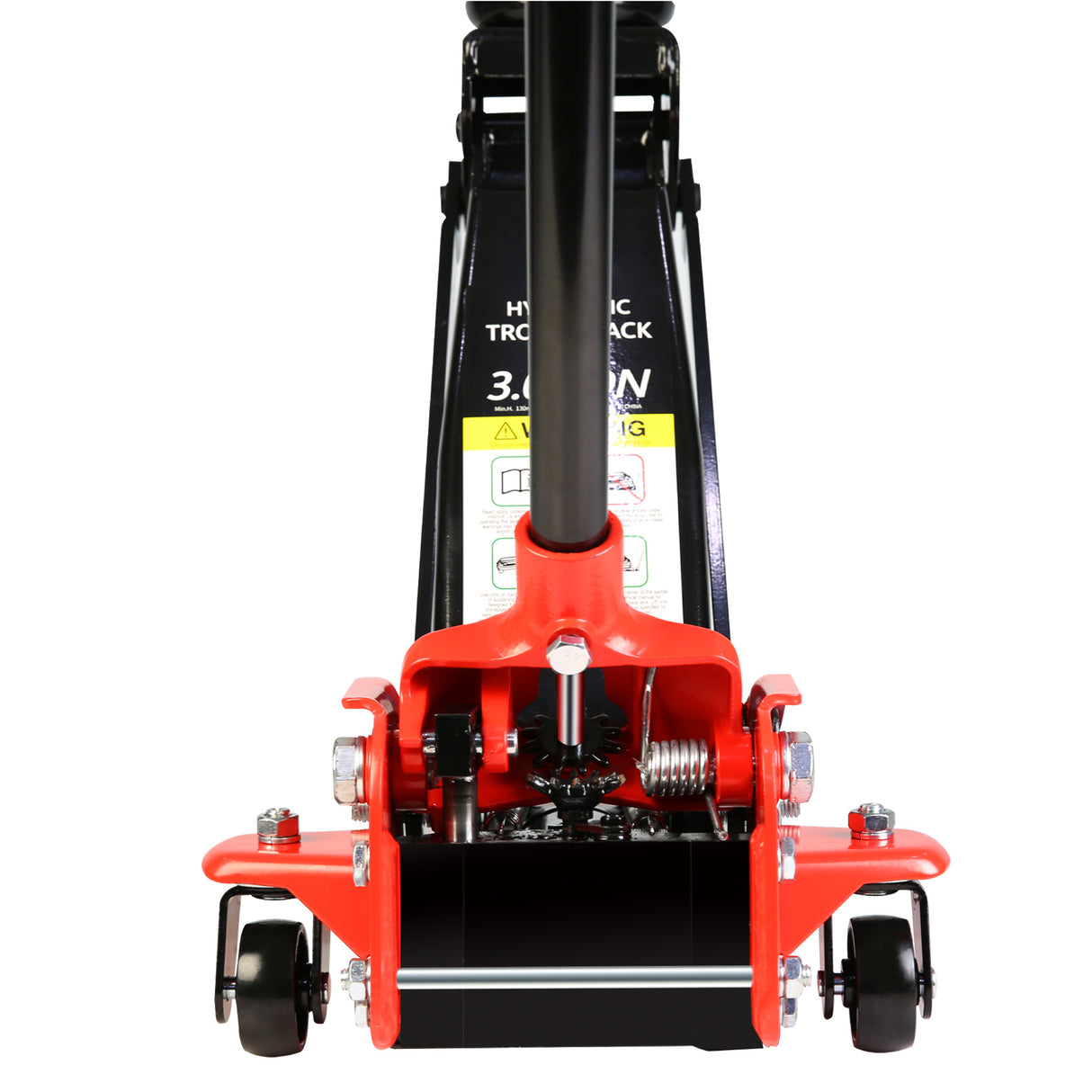 Hydraulic Trolley Low Profile and Steel Racing Floor Jack with Piston Quick Lift Pump 3Ton (6,000 lb) Capacity Lifting range 5.1"-20"