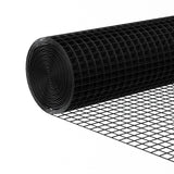 Black Hardware Cloth 1/2 inch 48" x 50' 19 Gauge Vinyl Coated Welded Wire Mesh Roll