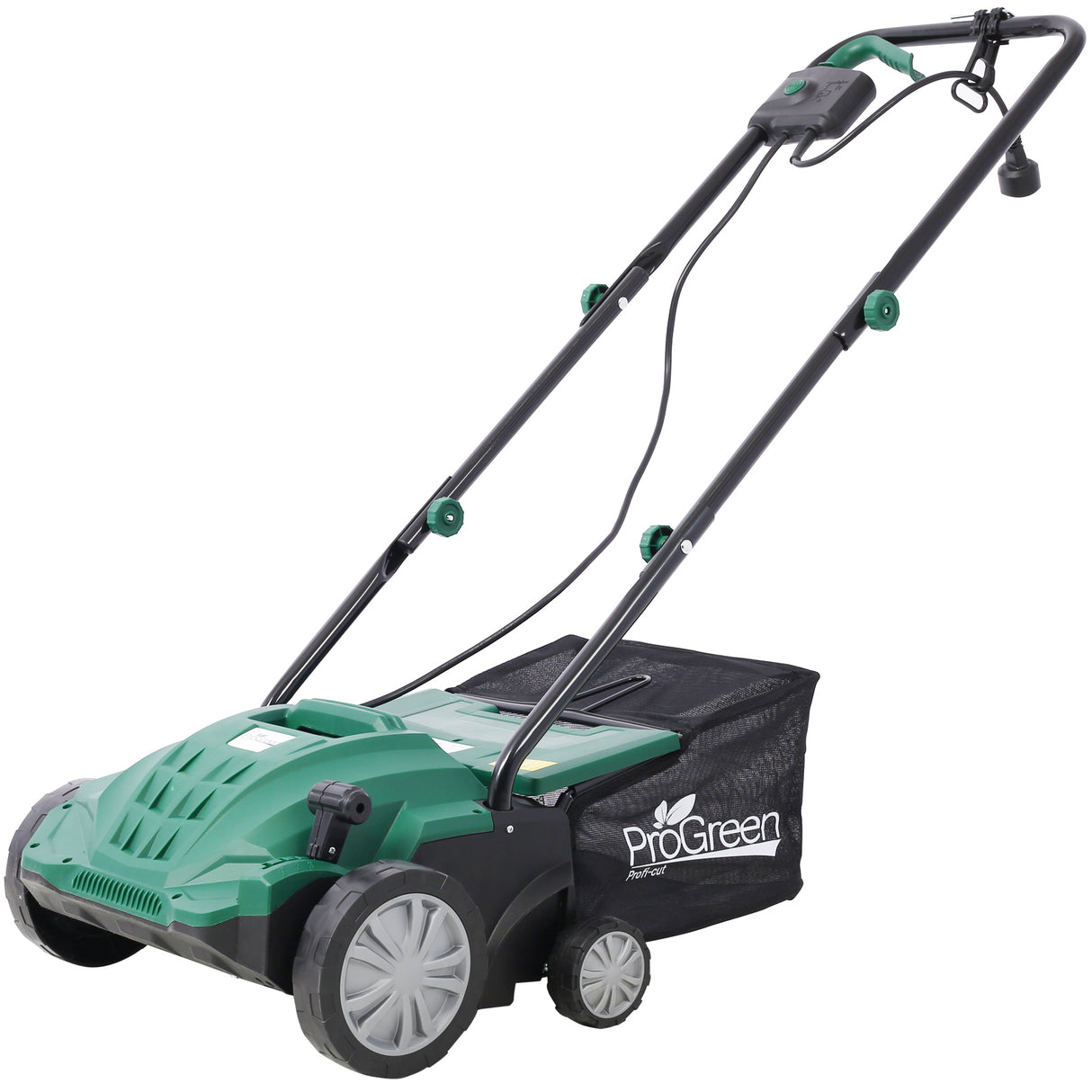 Garden Scarifier 2-in-1 13INCH Dethatcher Scarifier 12 Amp Electric Lawn Dethatcher na Matatanggal na Collection Bag na Napakalaki 31.7QT